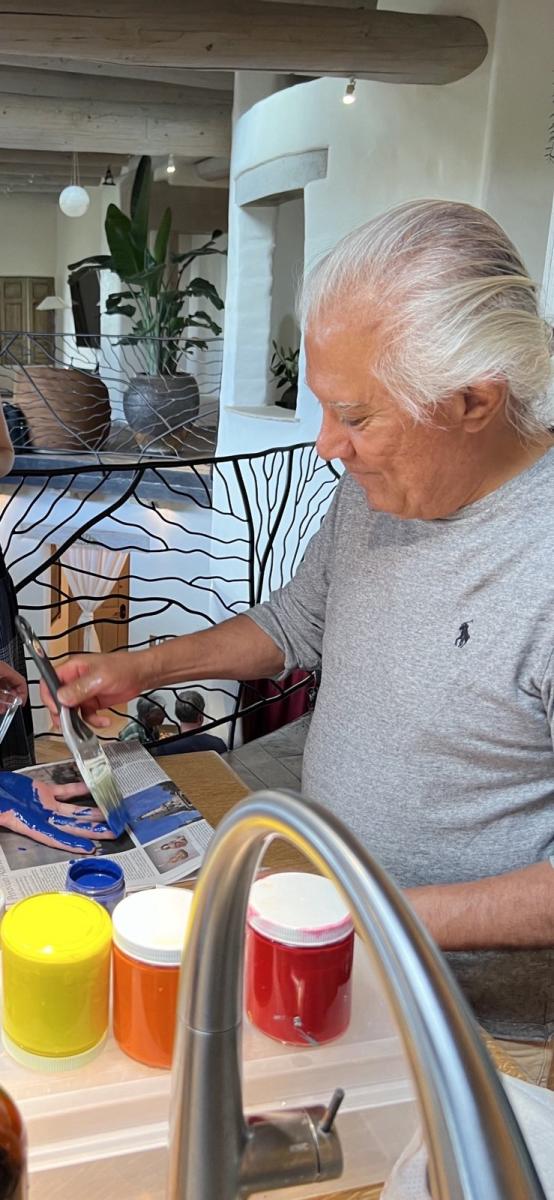 The last hand prints